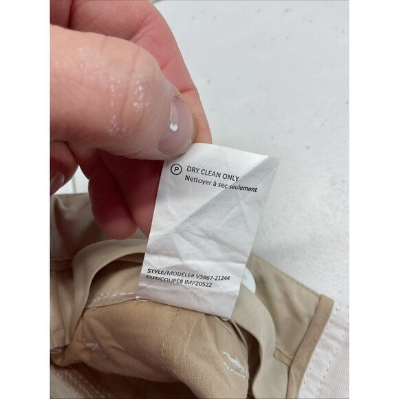 Vince‎ Womens Size 4 Linen Blend Wide Leg cropped Pants Ivory career classy - Picture 7 of 13